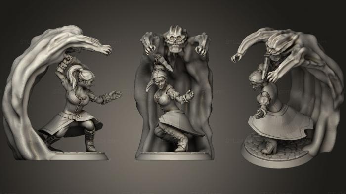 Figurines heroes, monsters and demons (GRACEP~1, STKM_0833) 3D models for cnc